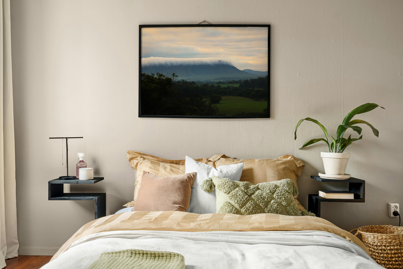 Reverse Cloud Waterfall original abstract contextualised office art modern decor photo print by Blair Montague Drake